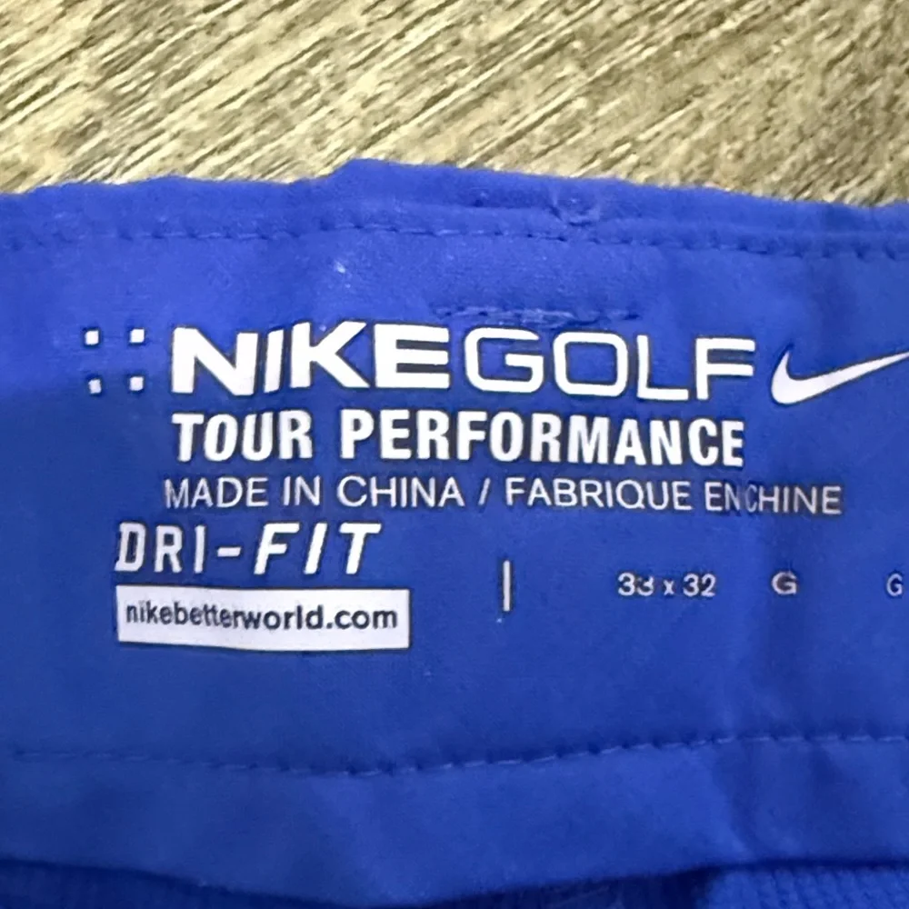 Nike Dri-Fit Royal Blue Men's Golf Pants - 33x32 - Picture 7 of 8